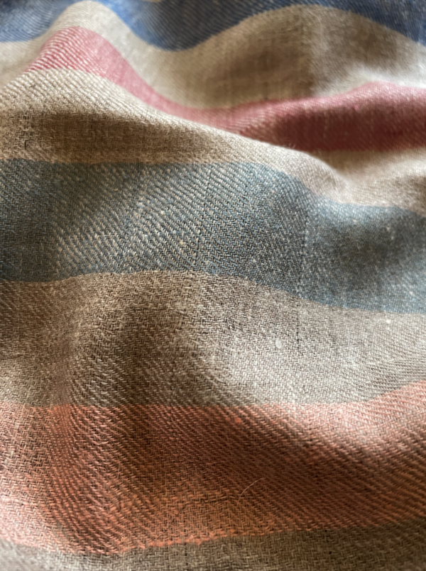 Multicoloured Striped Design Pashmina Stole